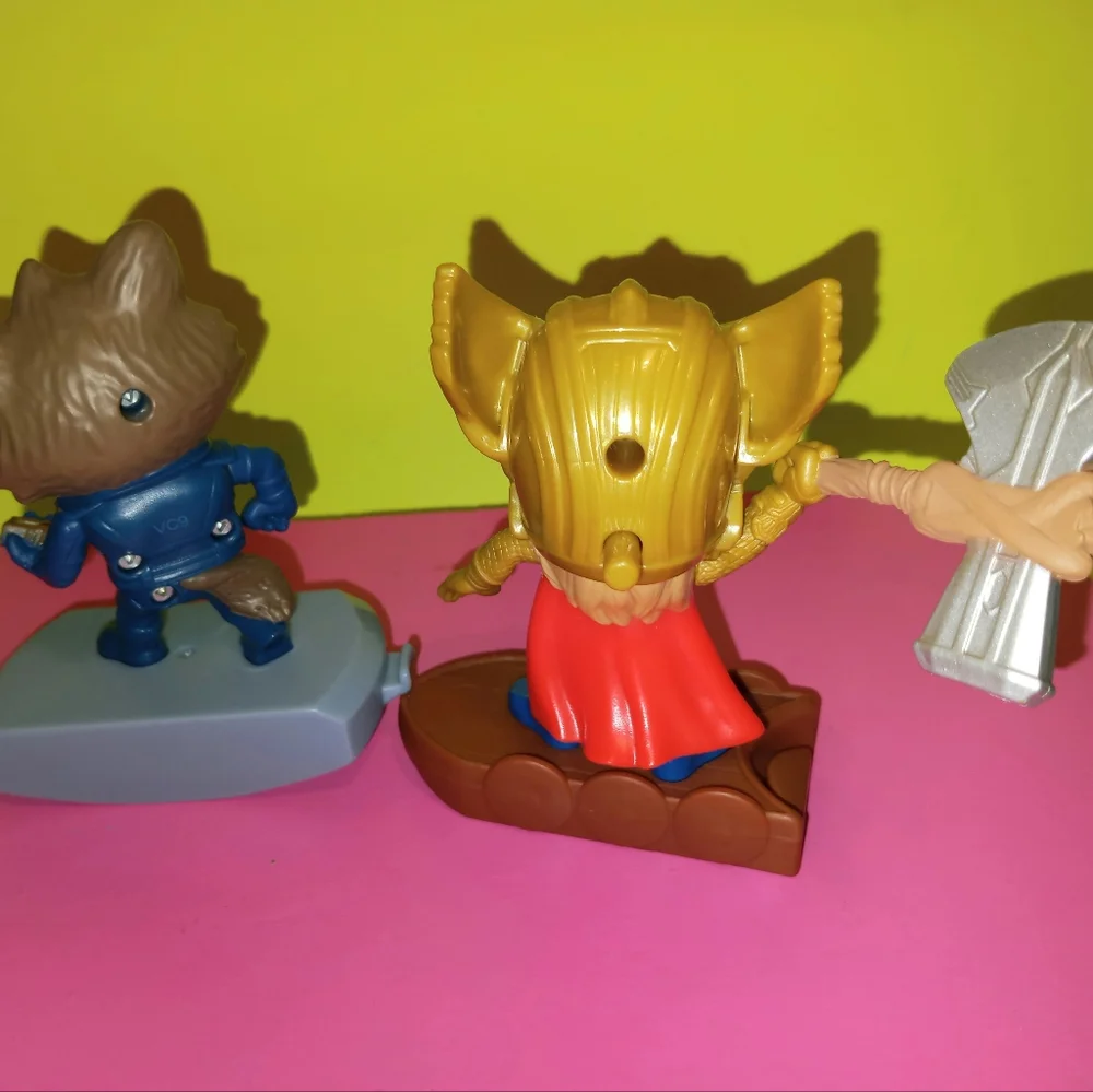 Mcds  toys thor, guardians super hero marvel MCU
